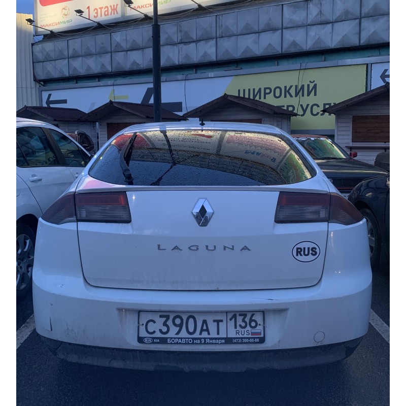 Лип спойлер Renault Laguna 3